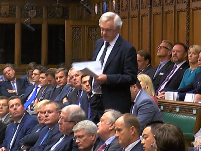 David Davis previously said Theresa May's Chequers deal 'almost worse than being in the EU'