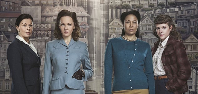 Julie Graham, Rachael Stirling, Crystal Balint and Chanelle Peloso play spies turned PIs in ‘The Bletchley Circle’