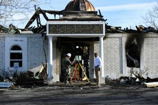 Man found guilty of hate crime for burning down mosque