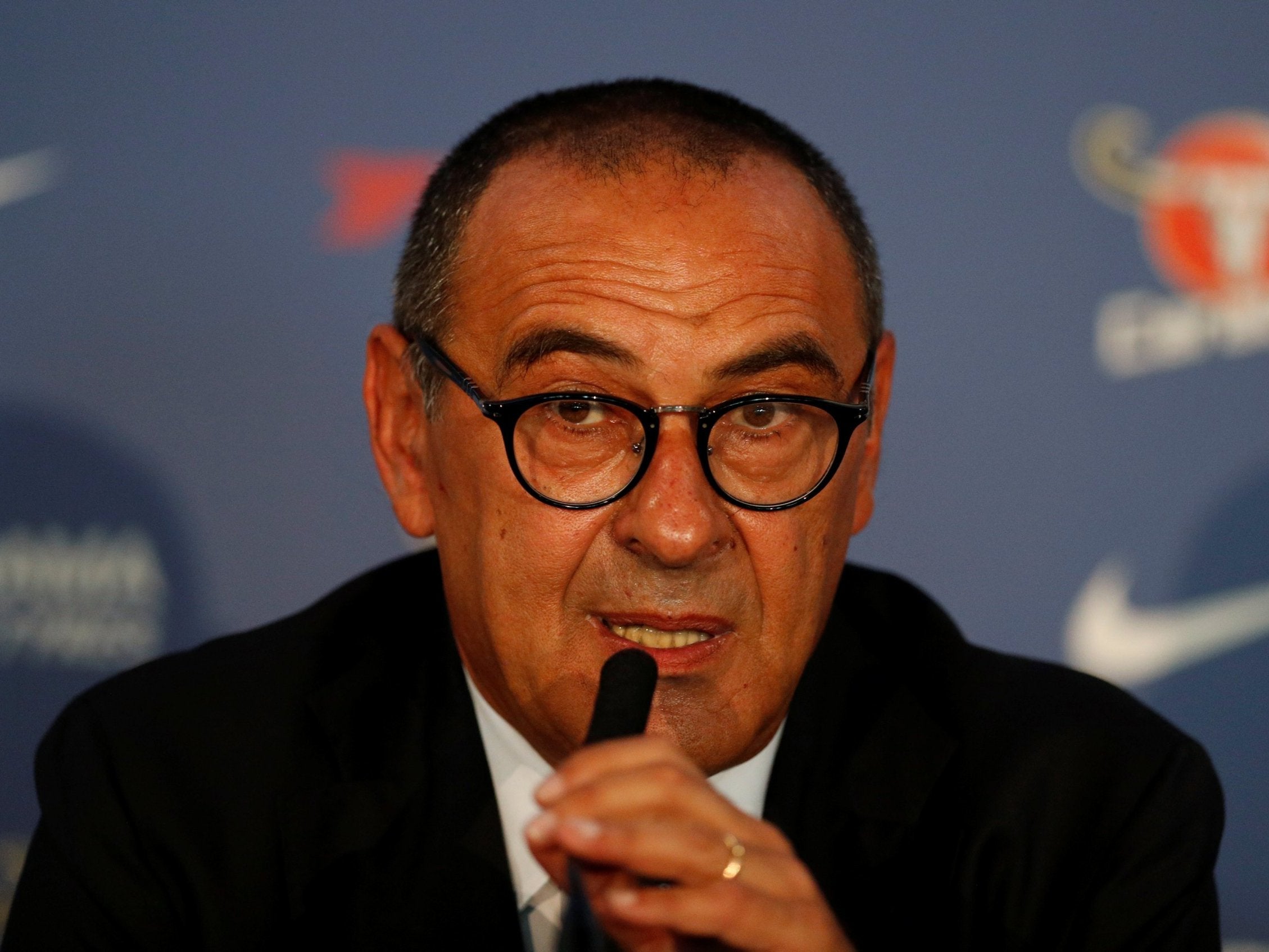 Maurizio Sarri was unveiled as the new Chelsea manager on Wednesday