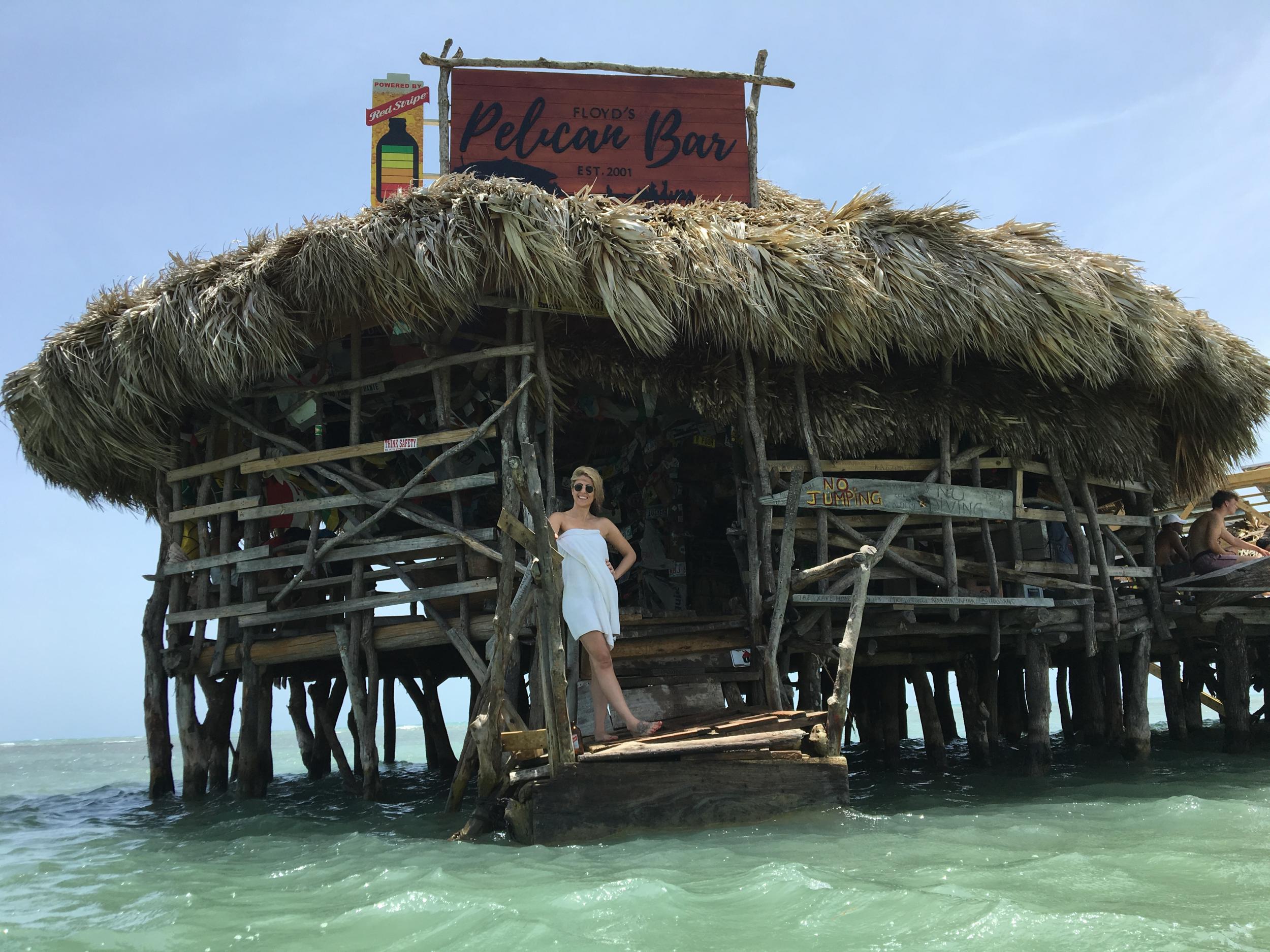 The Pelican Bar is popular despite its remote location