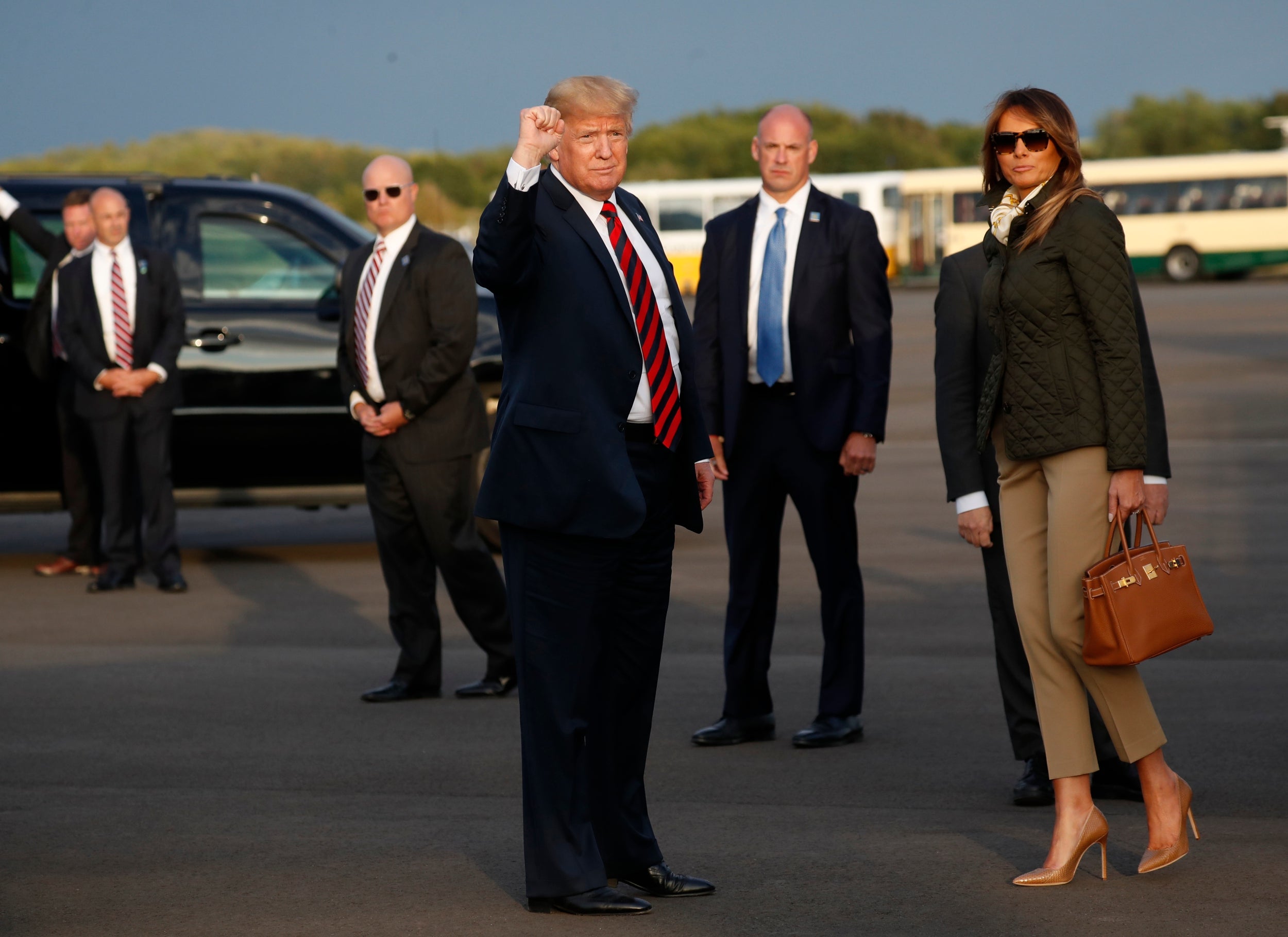It was reported that the Donald 'flew into a rage' after catching Melania watching CNN rather than Fox News