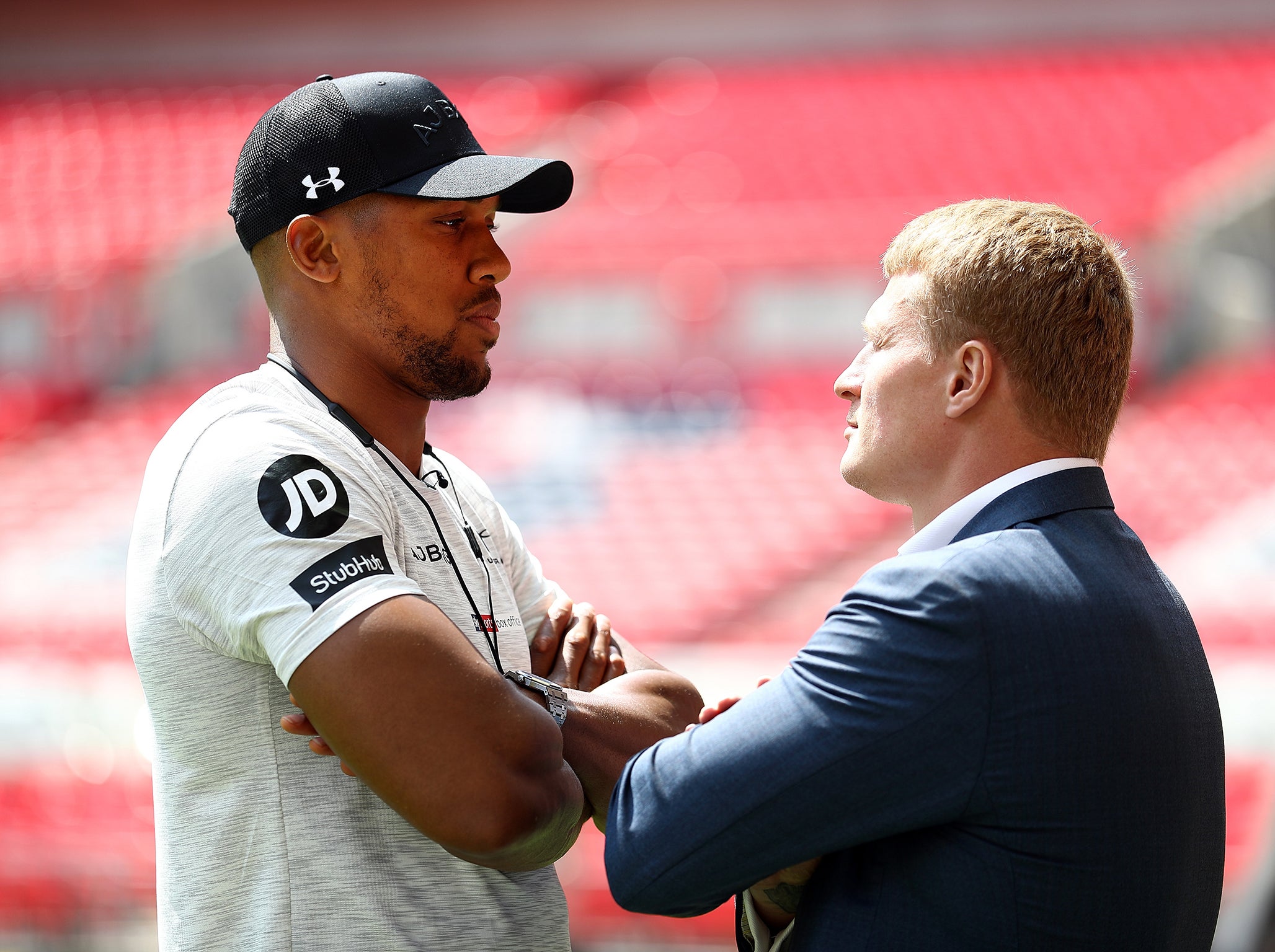 Joshua will defend his heavyweight titles against Povetkin