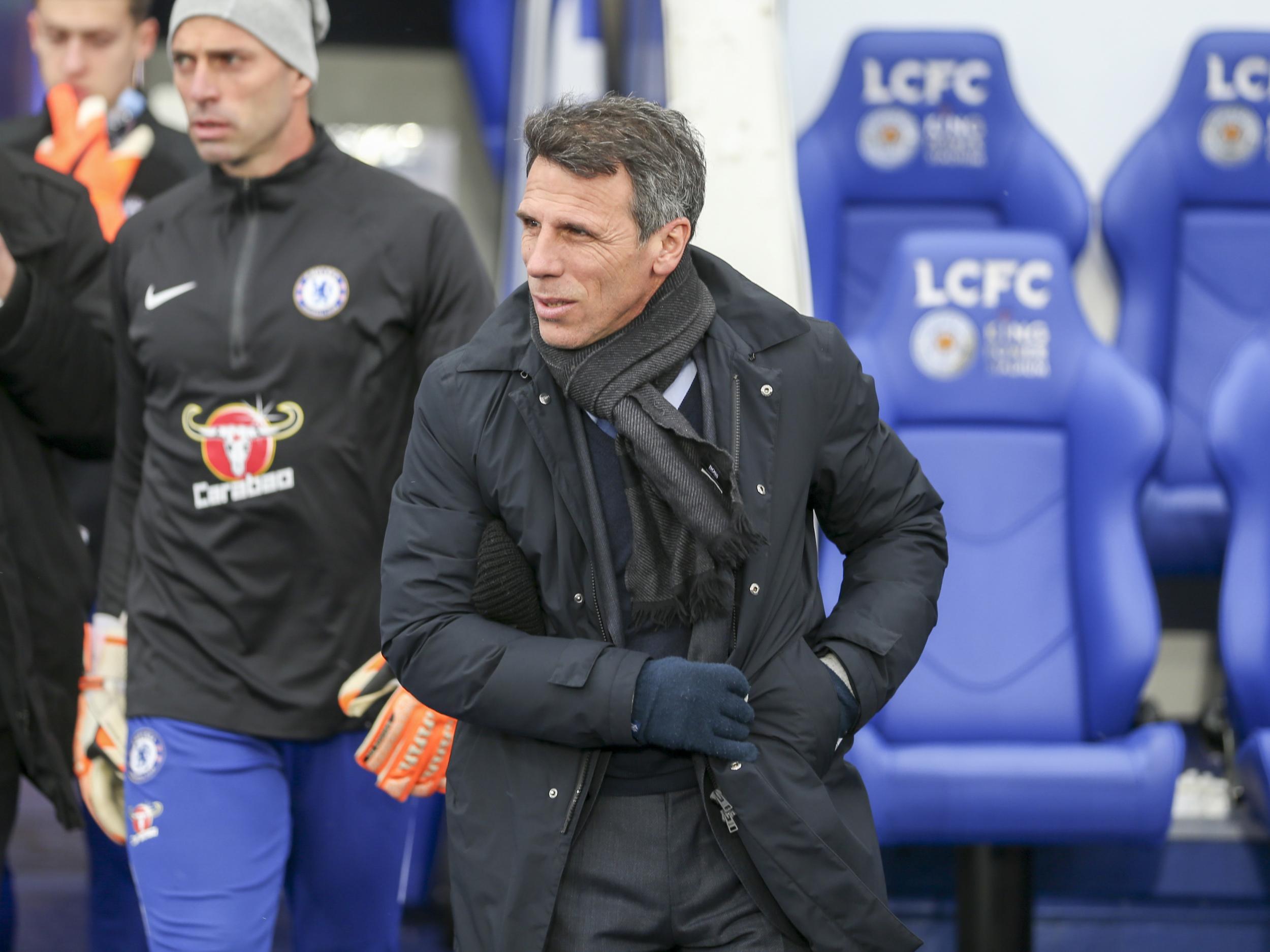 Gianfranco Zola is back at Stamford Bridge.