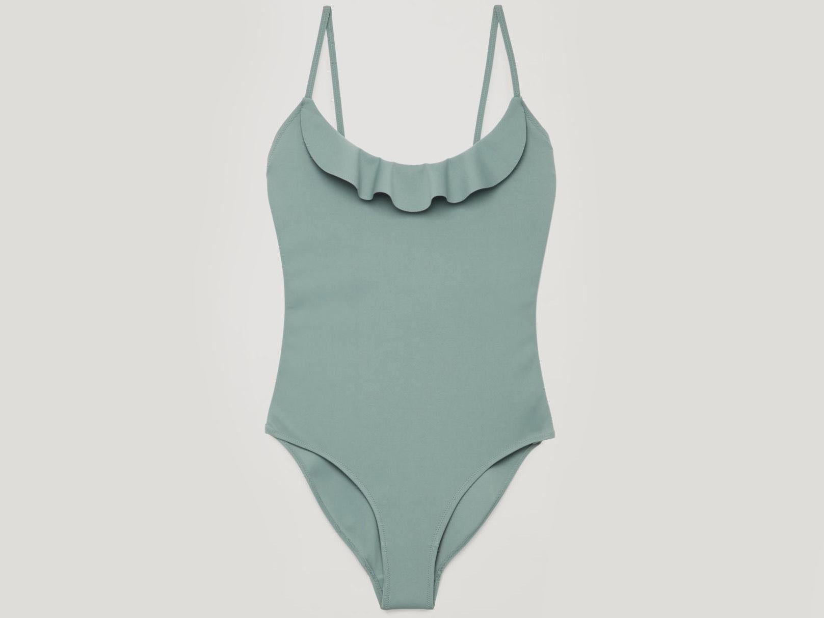 Frill Detail Swimsuit, £45, Cos
