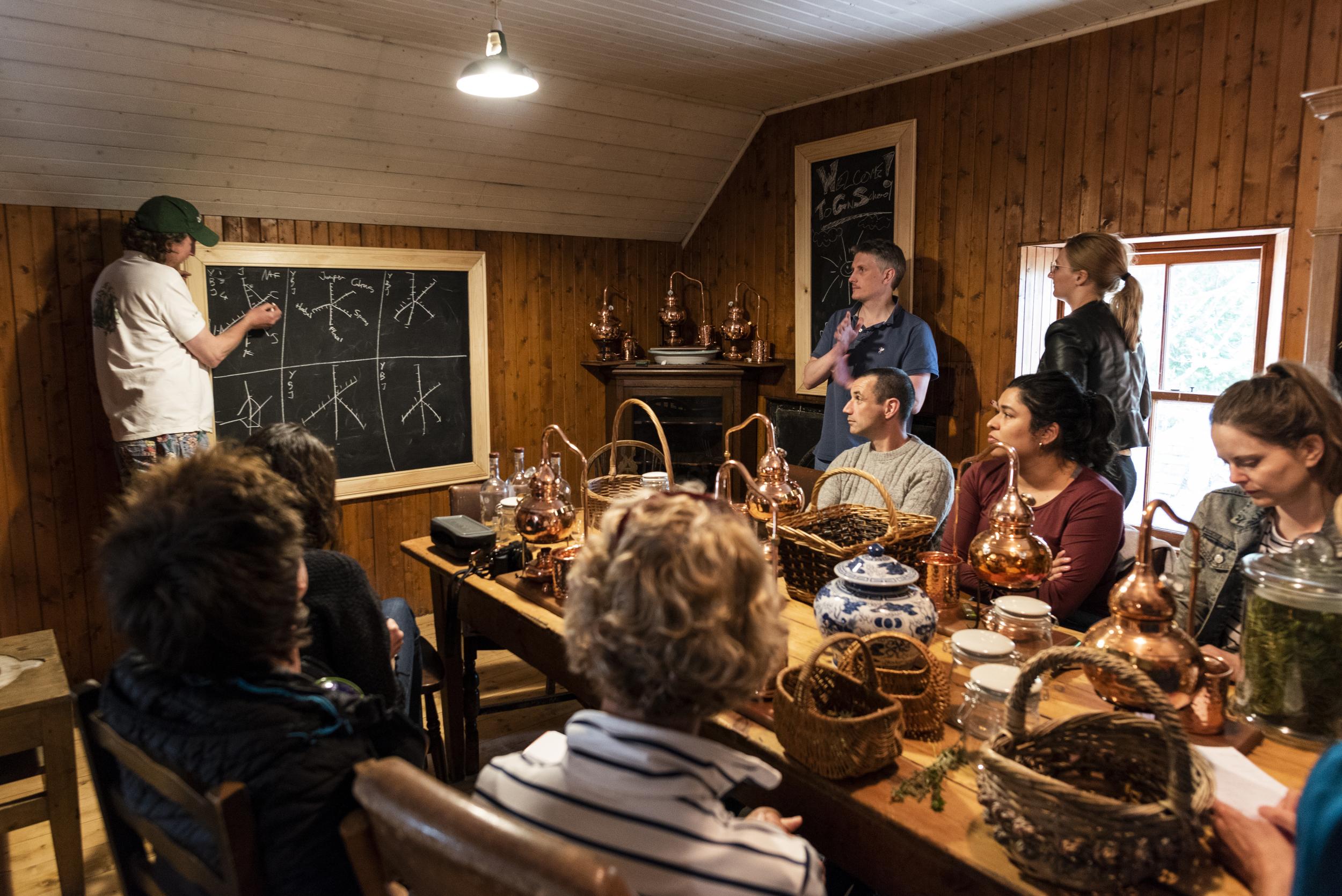 It's back to school at the Daffy's distillery