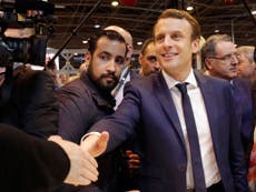 Macron’s bodyguard investigated after beating protester at rally