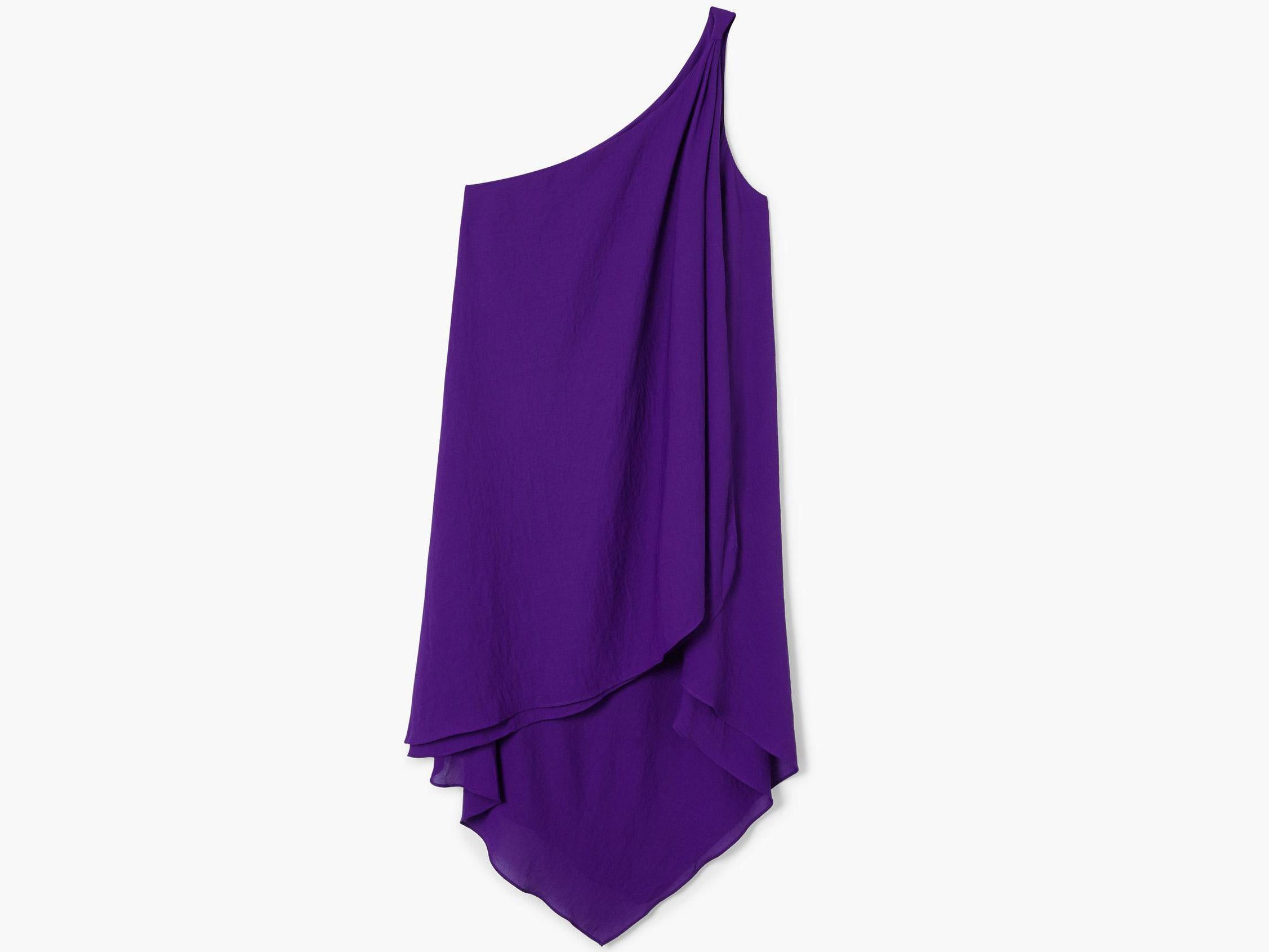 Asymmetric Neckline Dress, £59.99, Mango