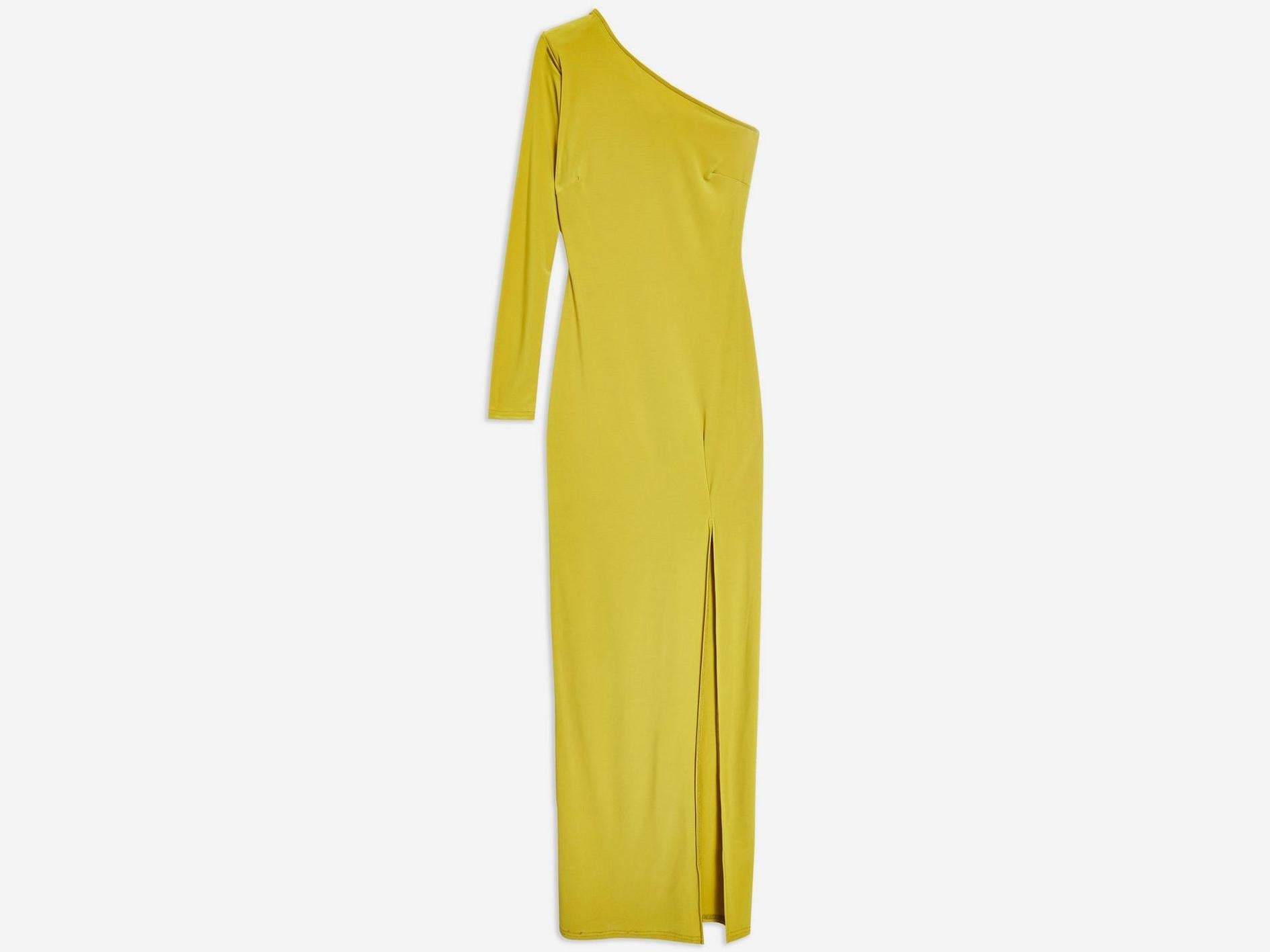 One-Shoulder Maxi Dress by Club L, £45, Topshop