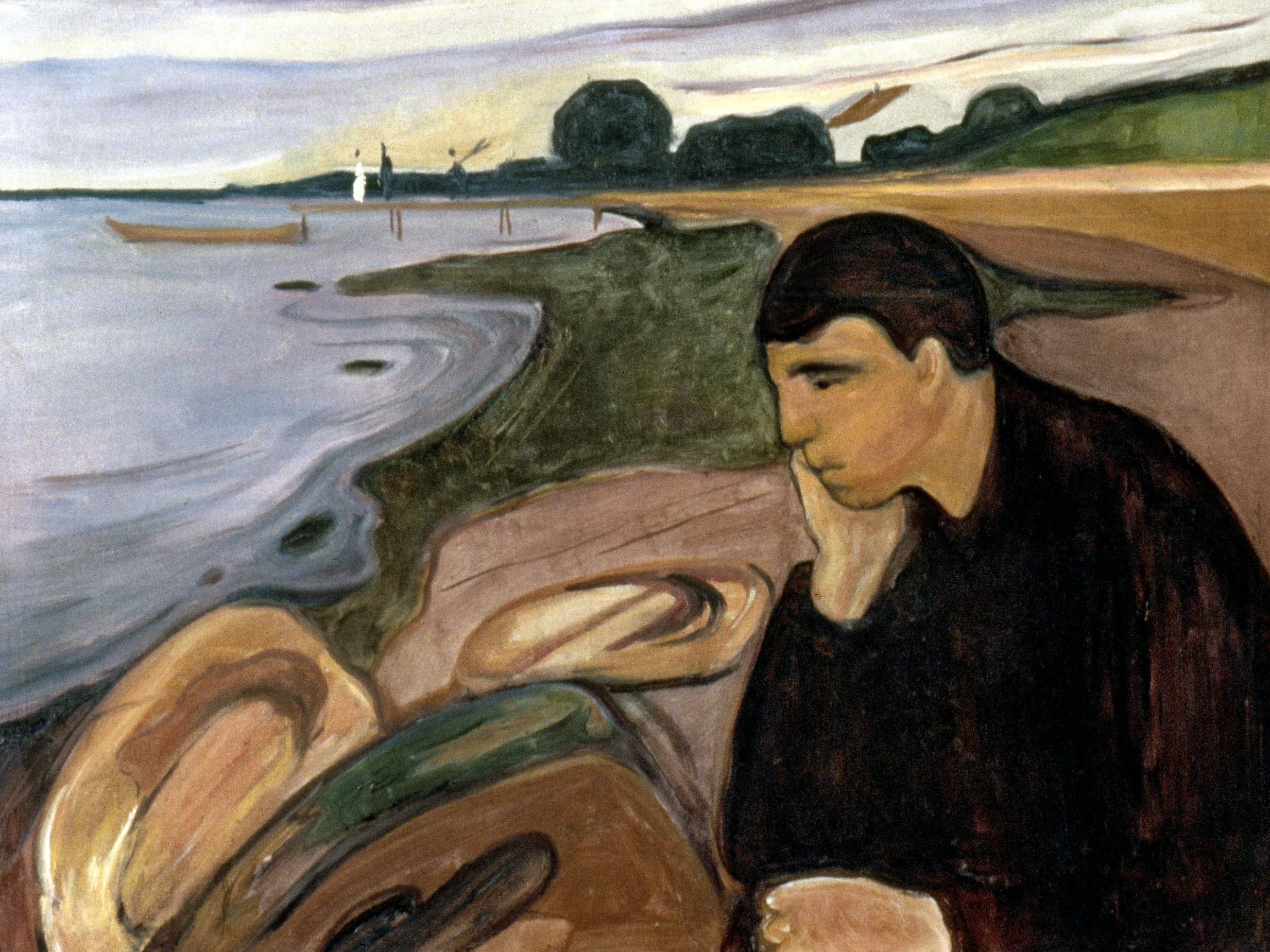 The stereotype of Nordic gloom is not helped by expressionist Edvard Munch (’Melancholy’, 1896) (Rex)