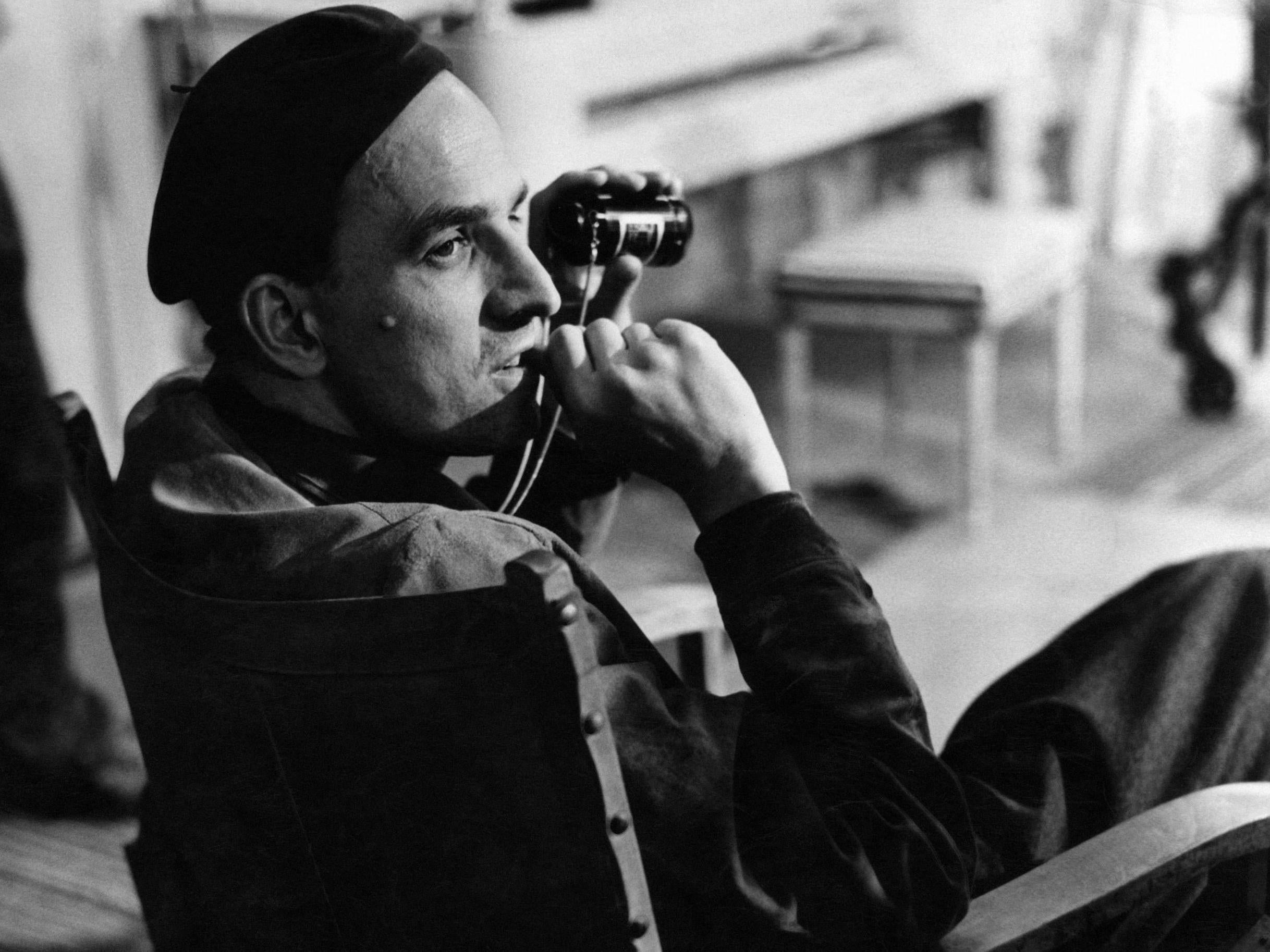 Ingmar Bergman on set in the 1960s