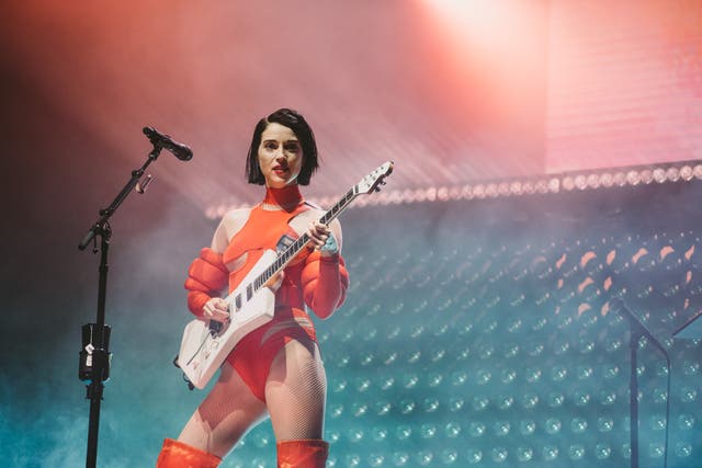 St Vincent performs at Pohoda Festival