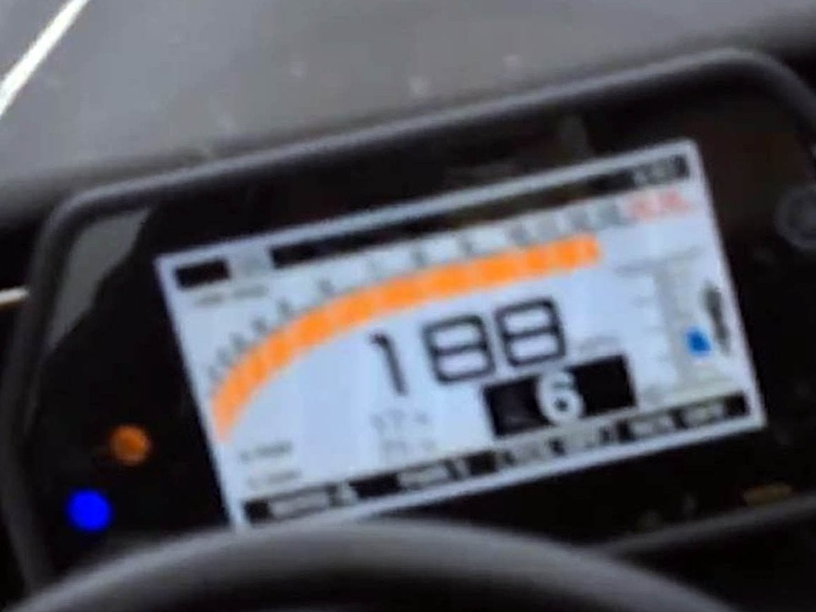 Motorcyclist jailed for filming himself riding at nearly 200mph