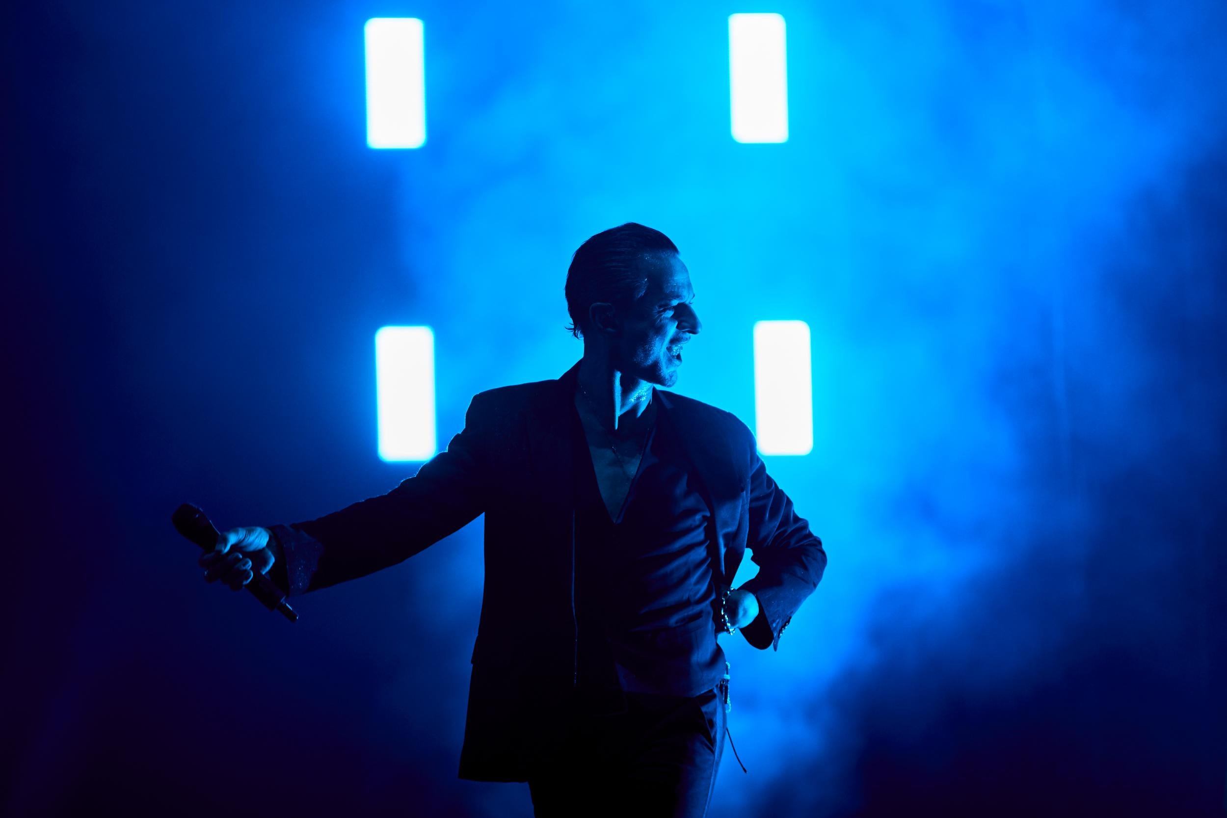 Essex boys Depeche Mode, led by Dave Gahan, proved their 37 years on stage have taken none of the potency out of their rock-meets-electro