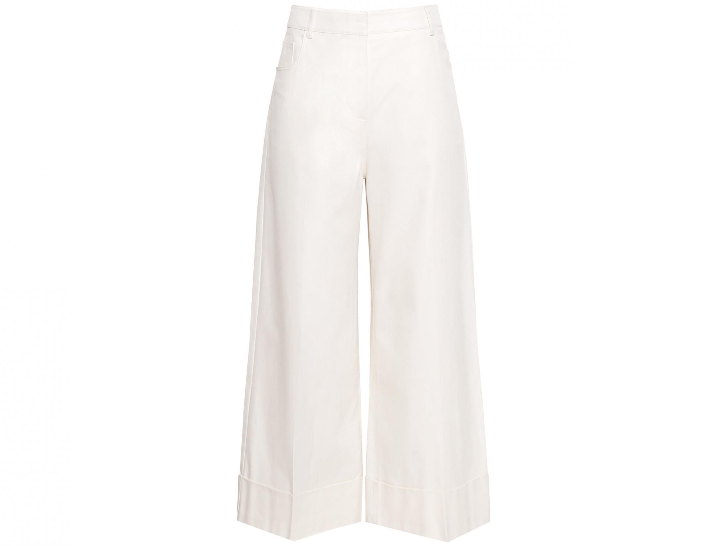 Etoni, Cropped Wide Leg Trousers, £150, Reiss