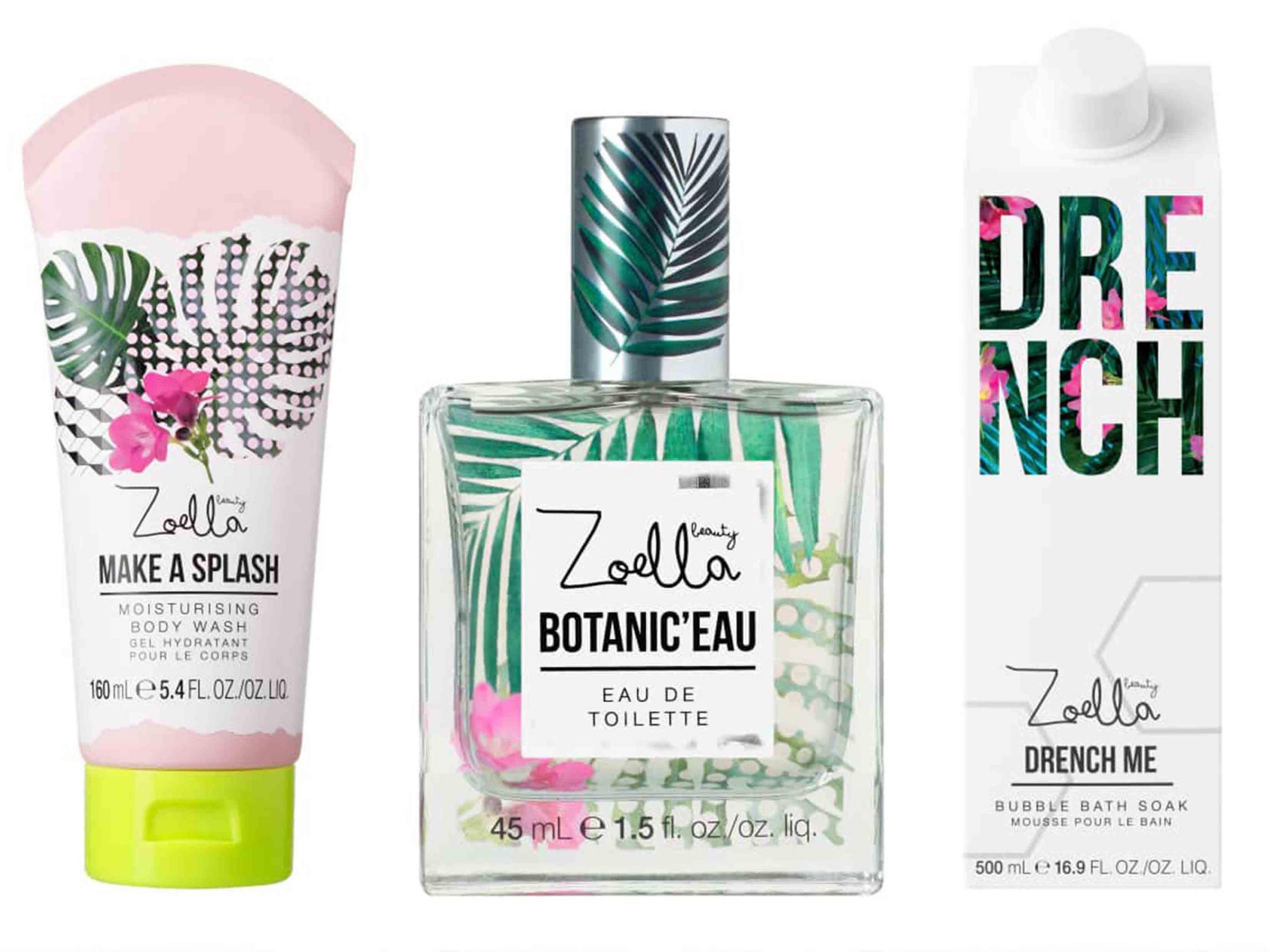 Zoella Beauty’s Splash Botanics range is infused with coconut water and lychee