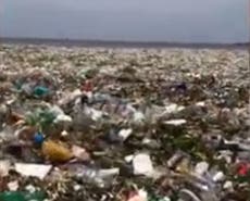 Footage reveals huge waves of plastic pollution in Dominican Republic