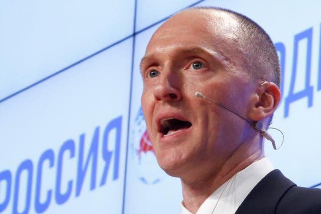 The FBI documents said Trump's former campaign adviser Carter Page was a target of Russian government recruitment