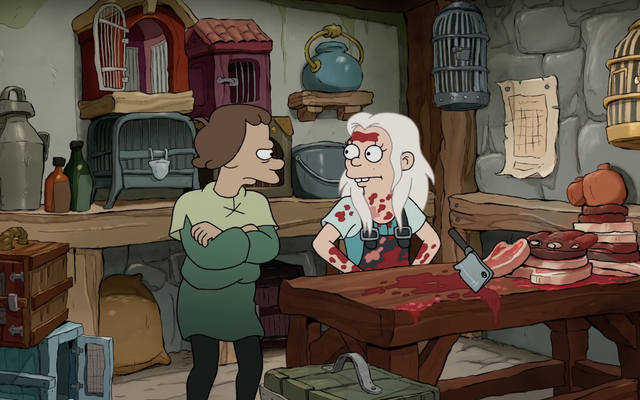 A still from the trailer for Disenchantment