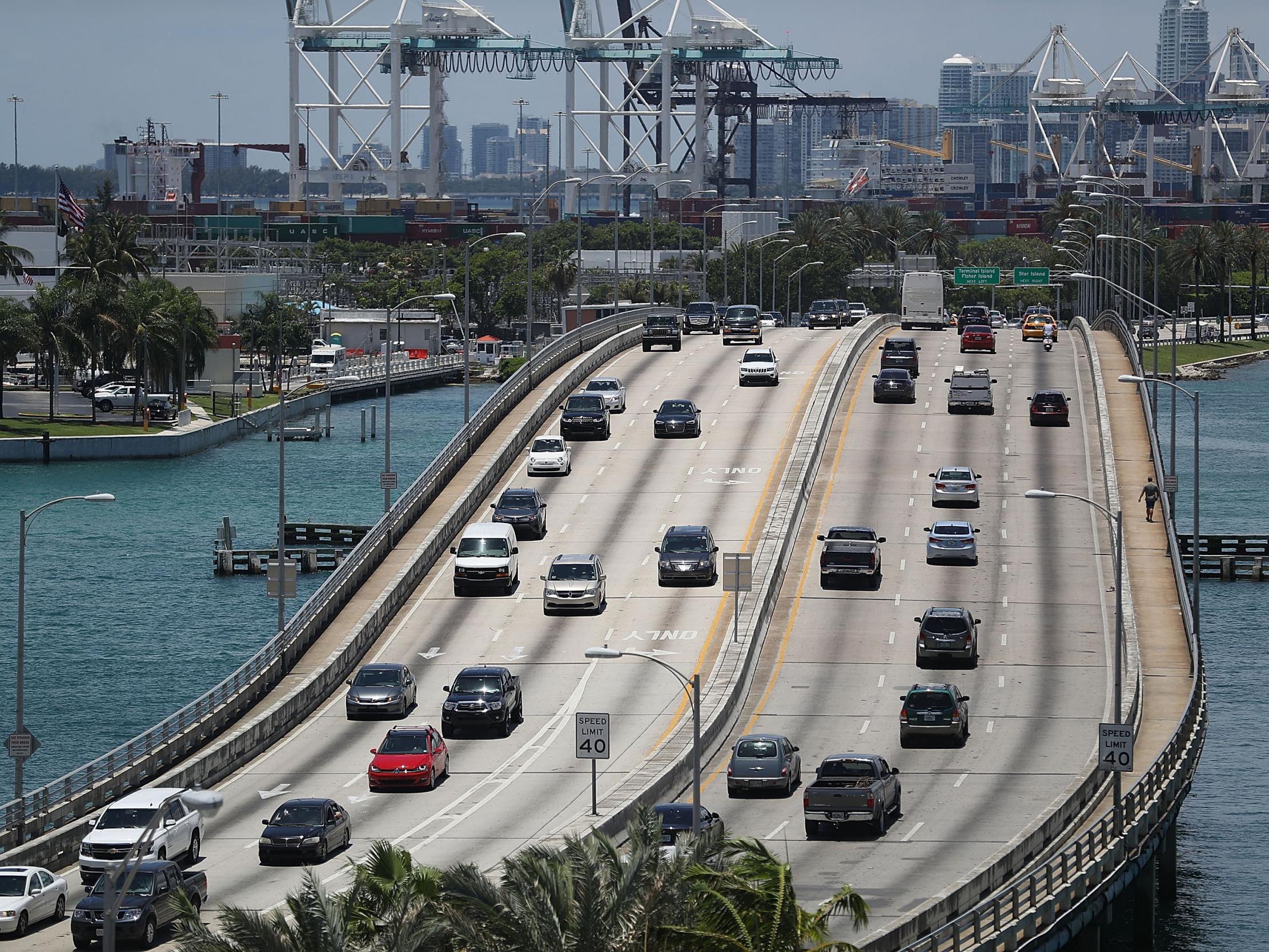 Miami is one of a number of cities that will face the effects of rising sea levels