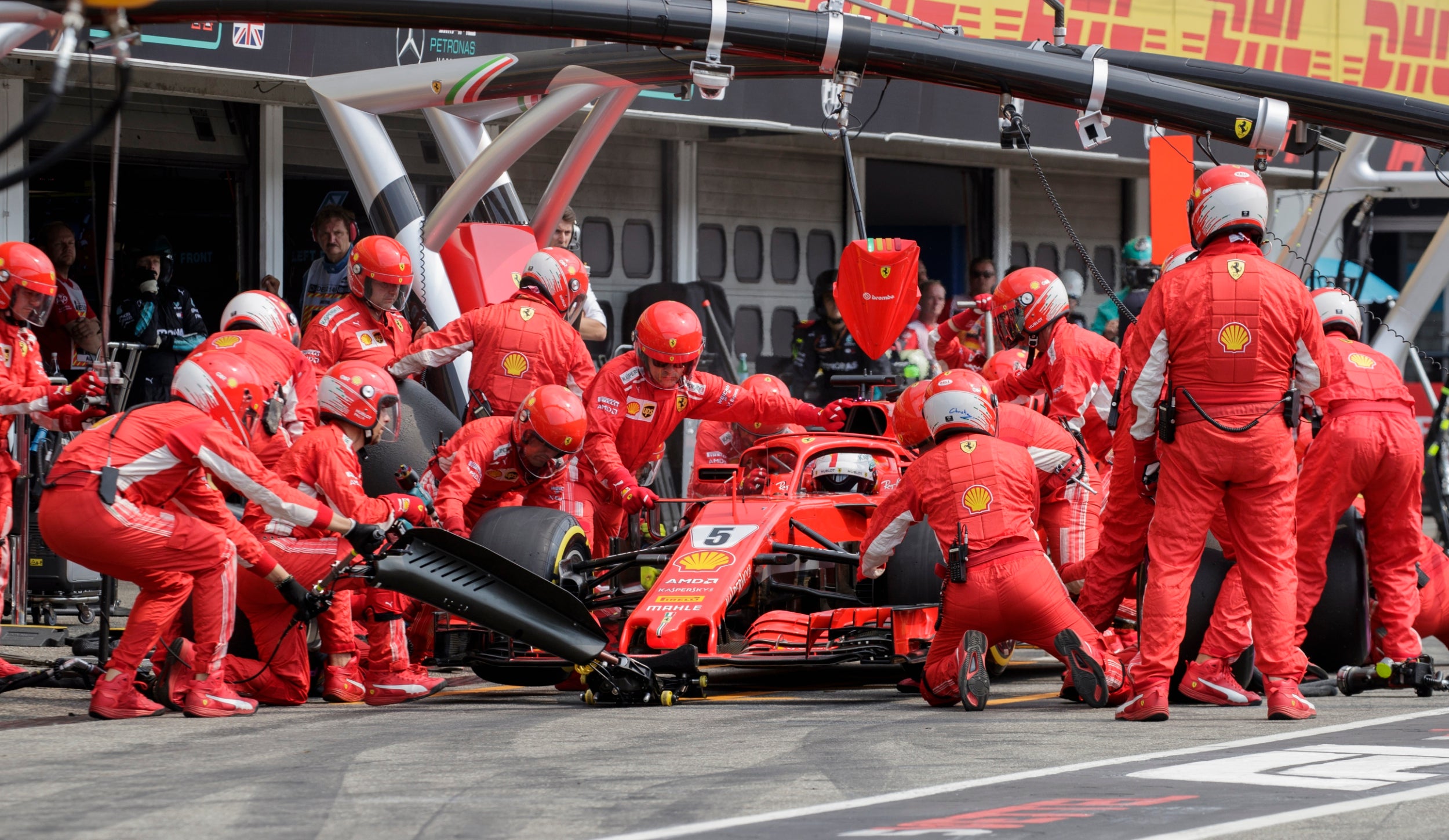 Ferrari are expected to benefit from a recent engine upgrade