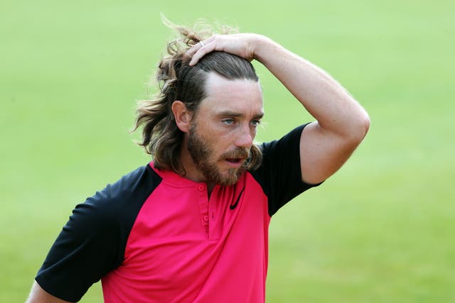Tommy Fleetwood during The Open at Carnoustie
