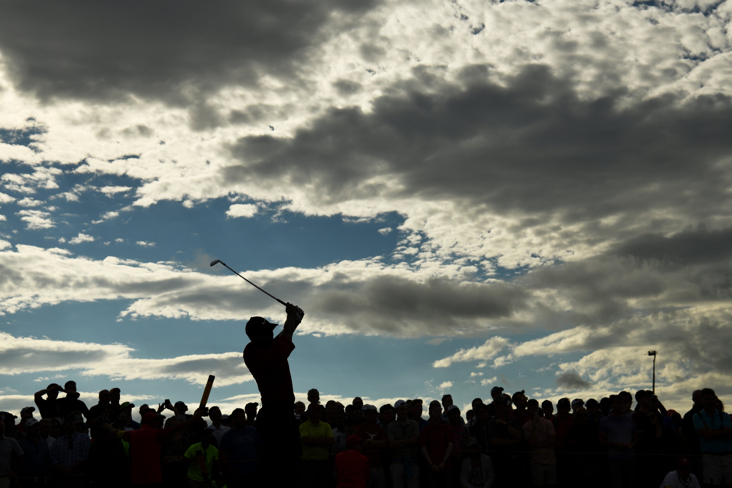 Woods was a huge draw for spectators (Getty )