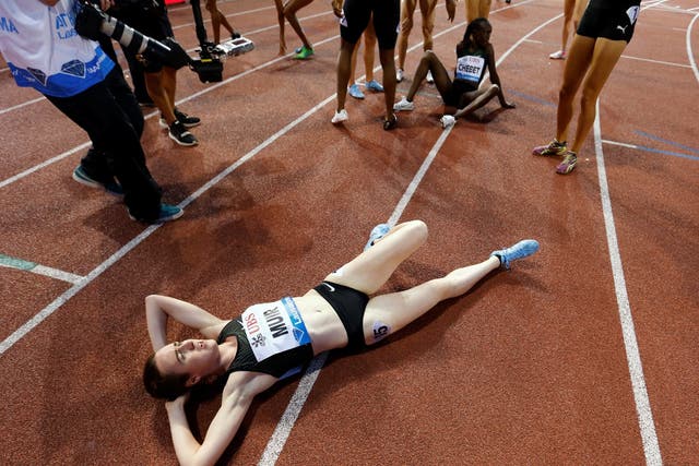 Laura Muir was chasing the British record set in 1985