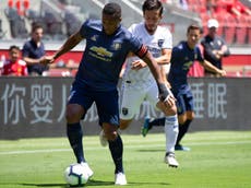 Valencia limps out of United preseason game in latest setback for club