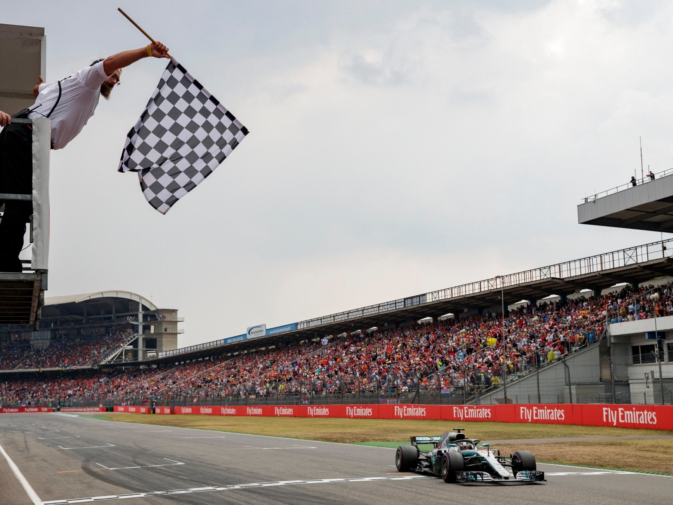 Hamilton pulled off a stunning fightback to claim victory in Germany