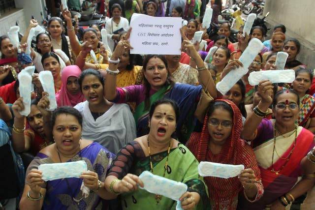 Period poverty is rife in India and an estimated four out of five women and have no access to sanitary products