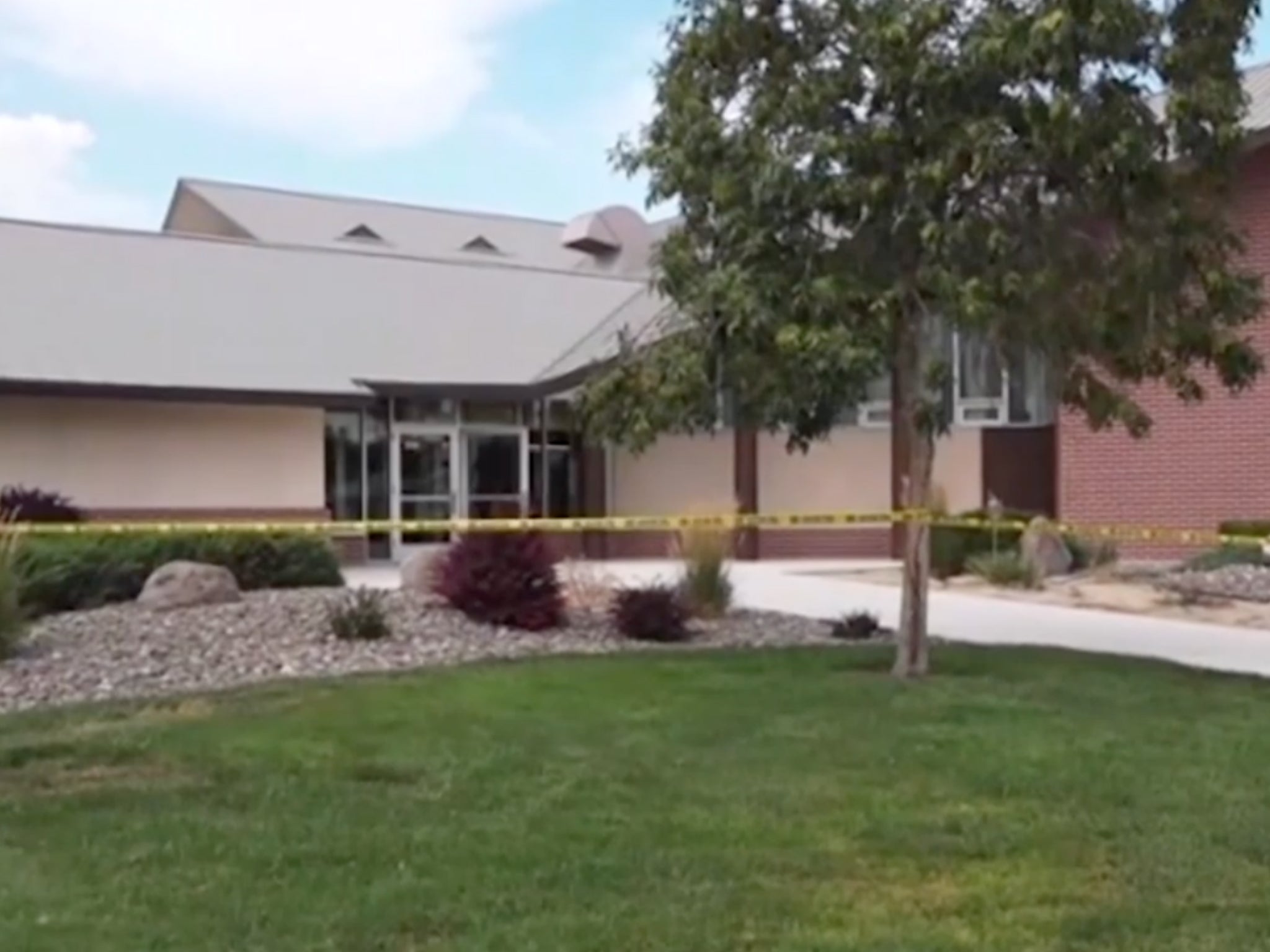 One person was killed and another injured after a man opened fire at a Mormon church in Fallon, Nevada during Sunday services