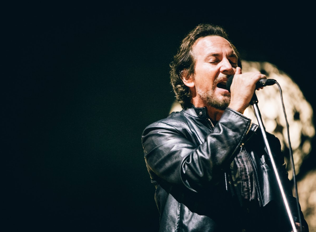 Eddie Vedder of Pearl Jam performs at NOS Alive festival