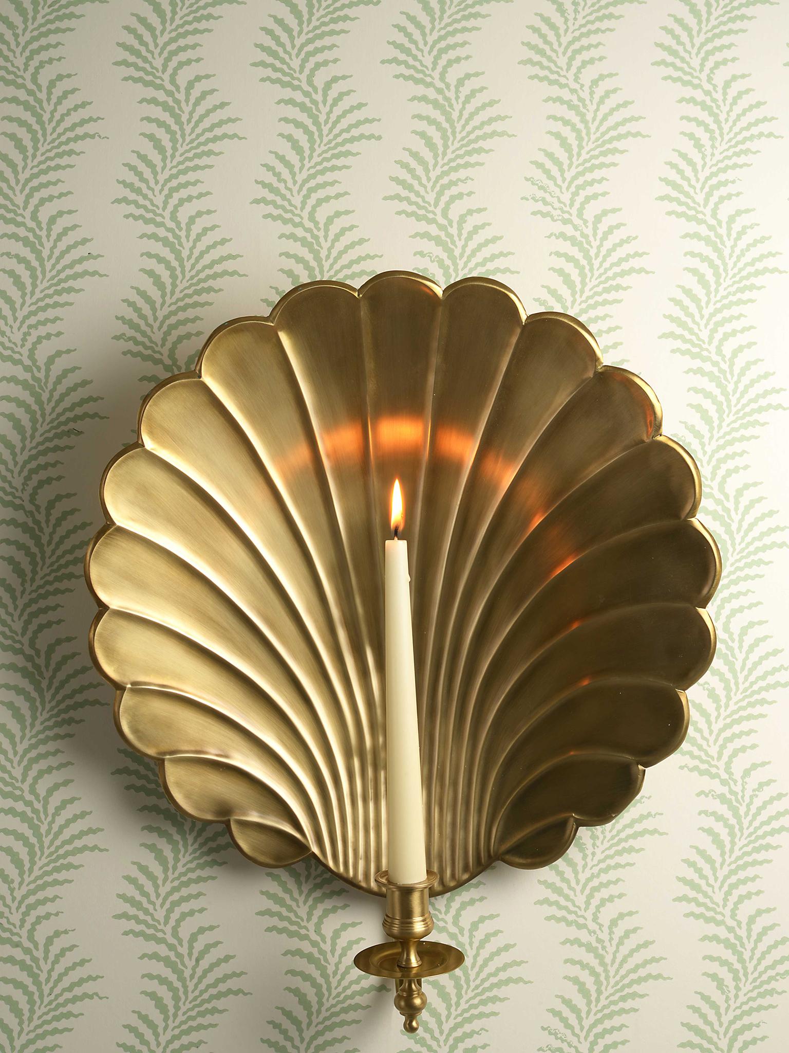 Soane Britain’s Shell Wall Light is elegant and dramatic