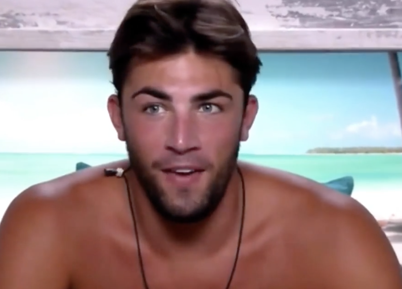 Fincham's answers may end the couple's relationship (ITV Love Island)