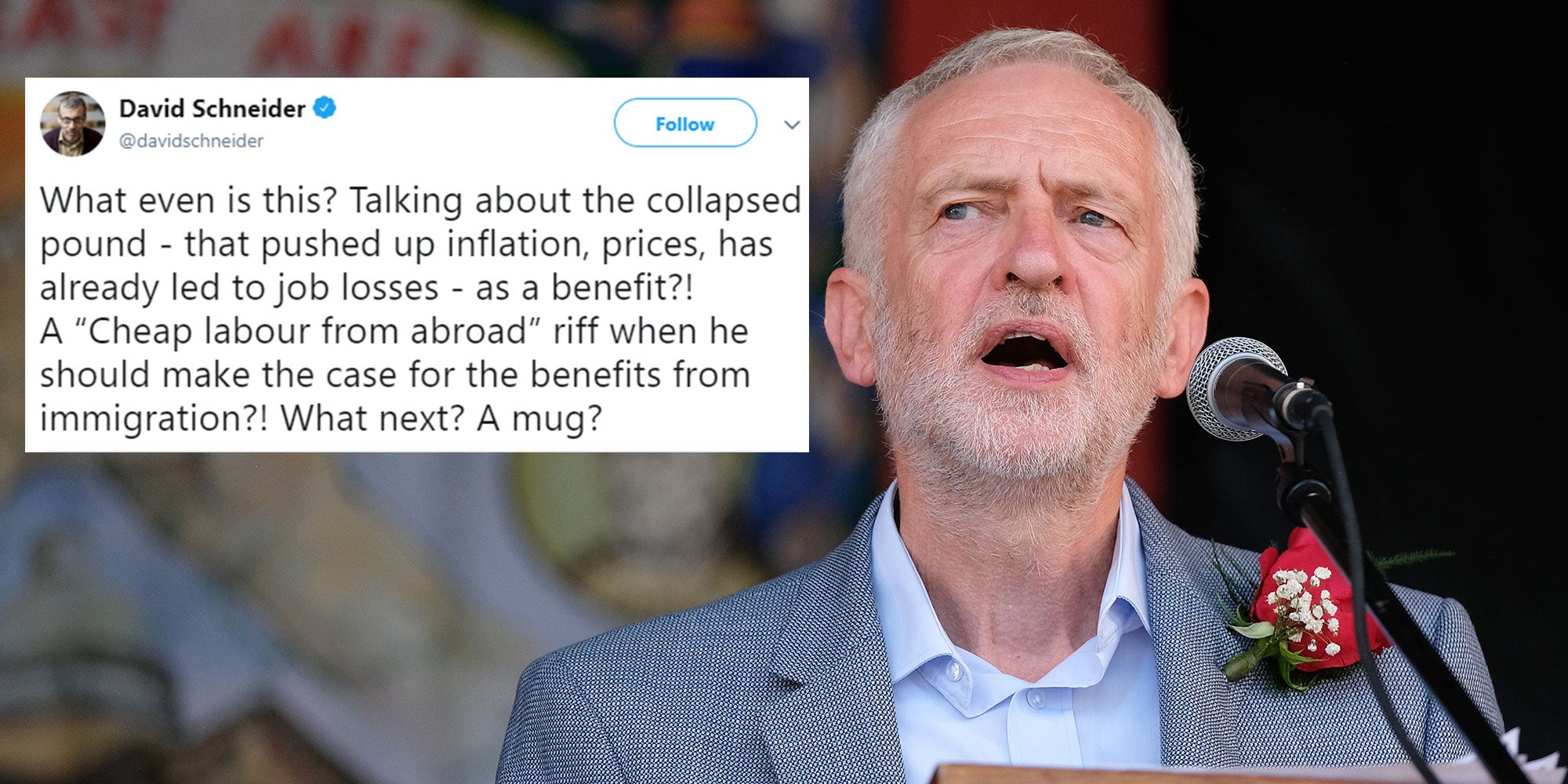 Jeremy Corbyn Labour Leader Set To Highlight Economic Benefits Of