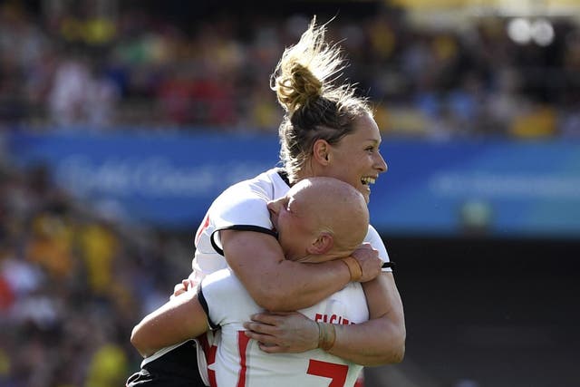 Natasha Hunt believes that England's response after early defeat at the Sevens World Cup signals a bright future