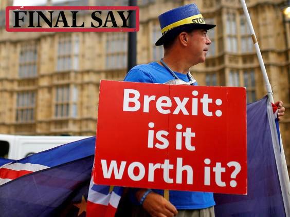 Final Say: Independent Petition Calling For Referendum On Final Brexit ...