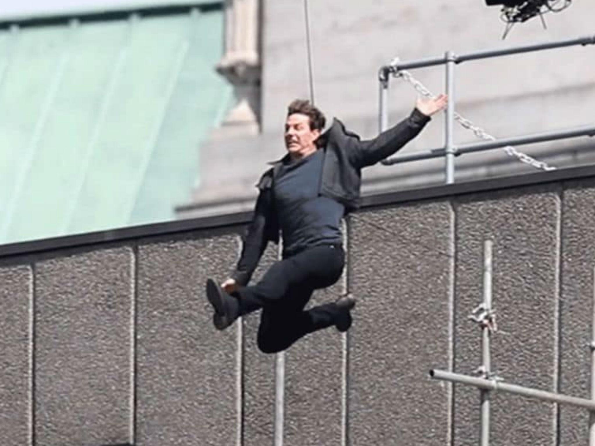 Mission Impossible 6 The exact moment Tom Cruise broke his ankle