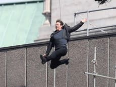 The moment Tom Cruise broke his ankle filming M:I-6 stunt