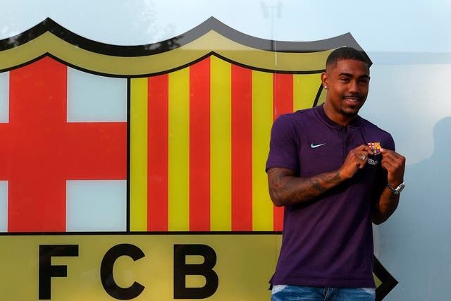 Malcom signed a five-year deal with Barca
