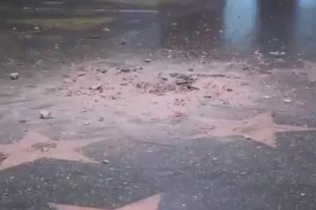 Donald Trump's star has been destroyed again