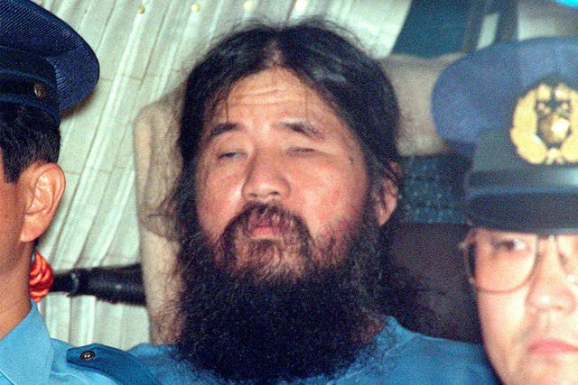 Letters containing the white powder were signed in the names of members of the Aum Shinrikyo doomsday cult, led by Shoko Asahara 