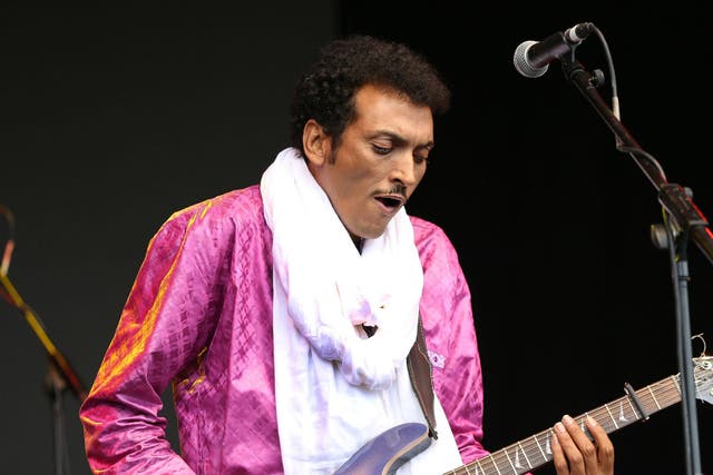 Bombino playing Womad festival in 2017