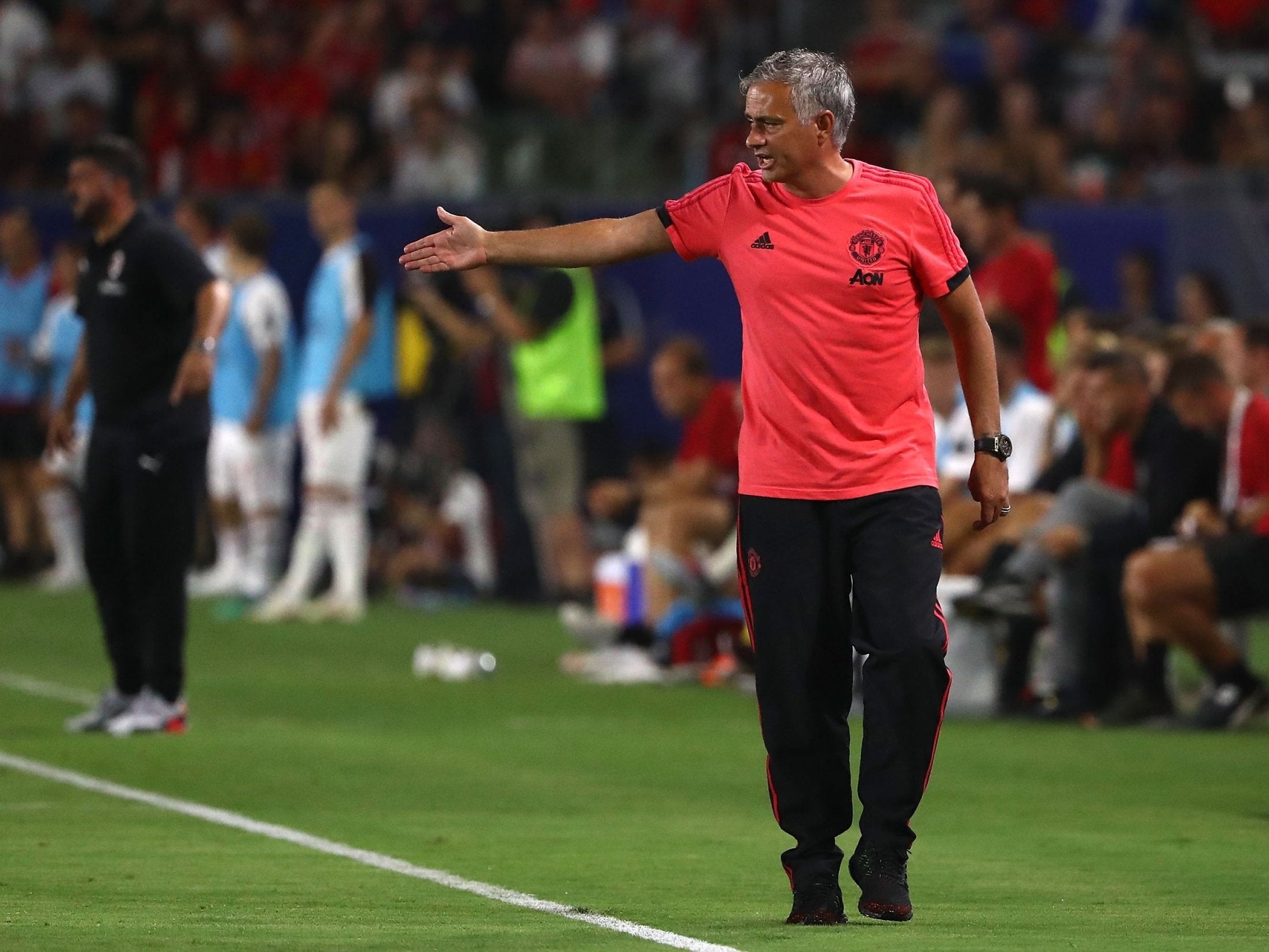 Mourinho admitted the pressure was on Liverpool