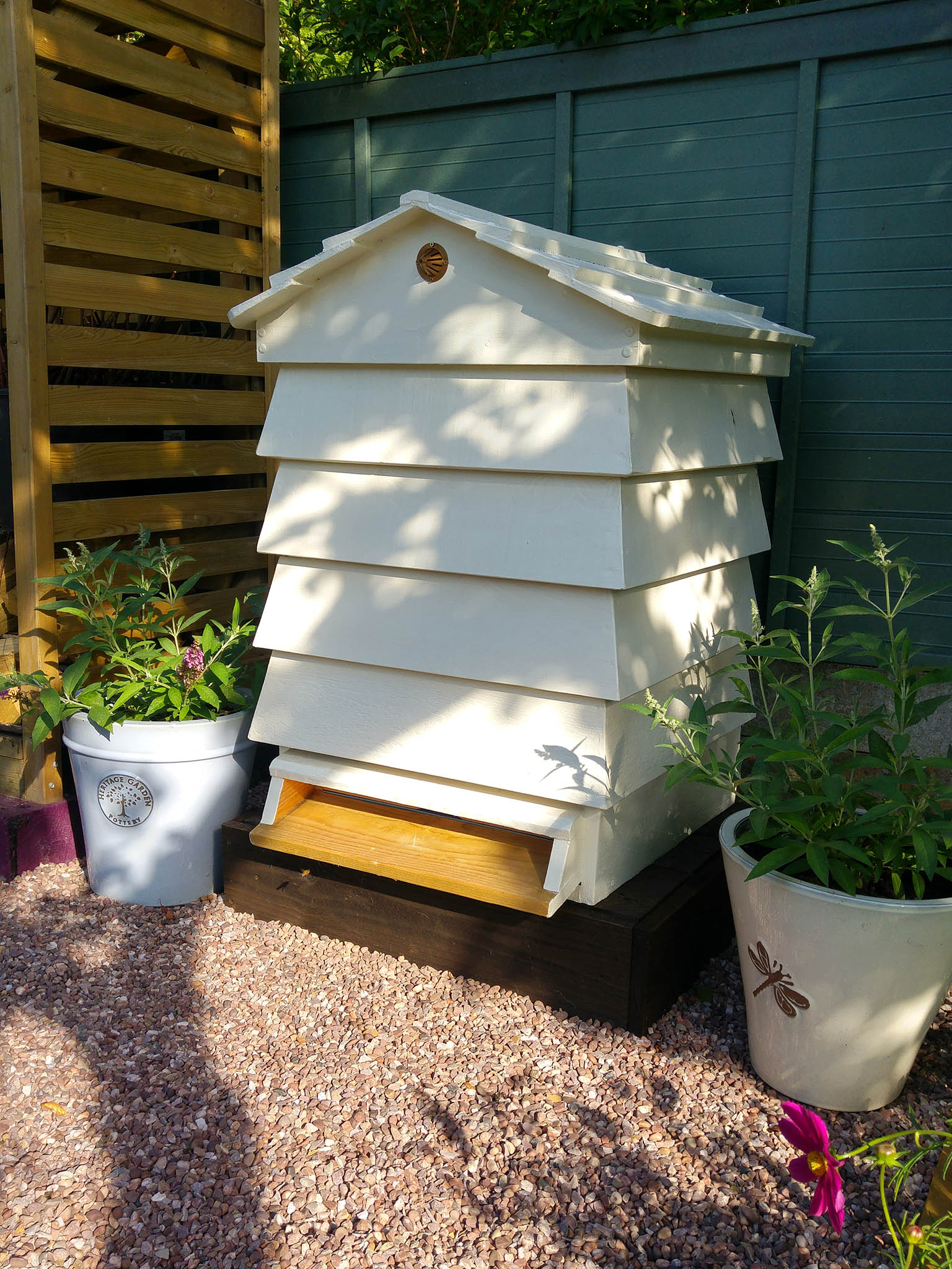 ‘Apart from anything else, the hive is a lovely addition to the garden’
