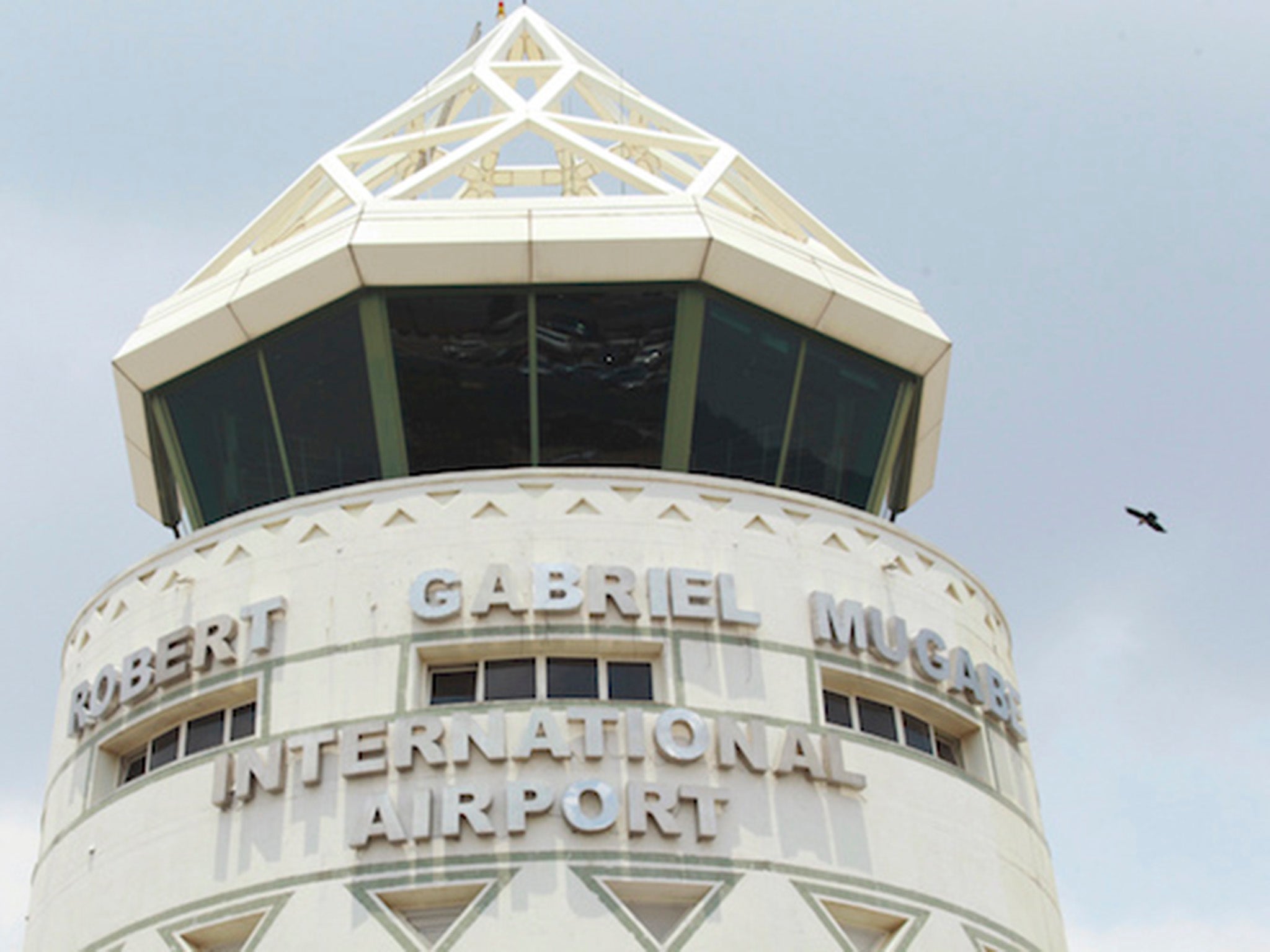 The Robert Gabriel Mugabe International Airport in Harare