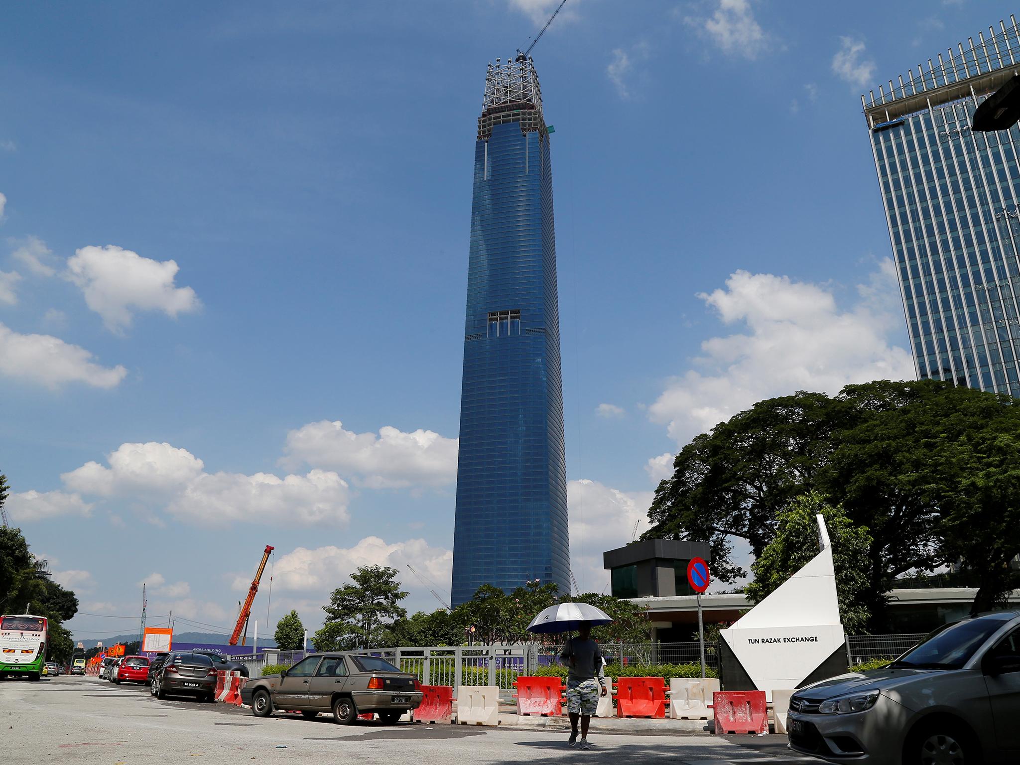 The tower, when complete, will boast 106 floors (Reuters)