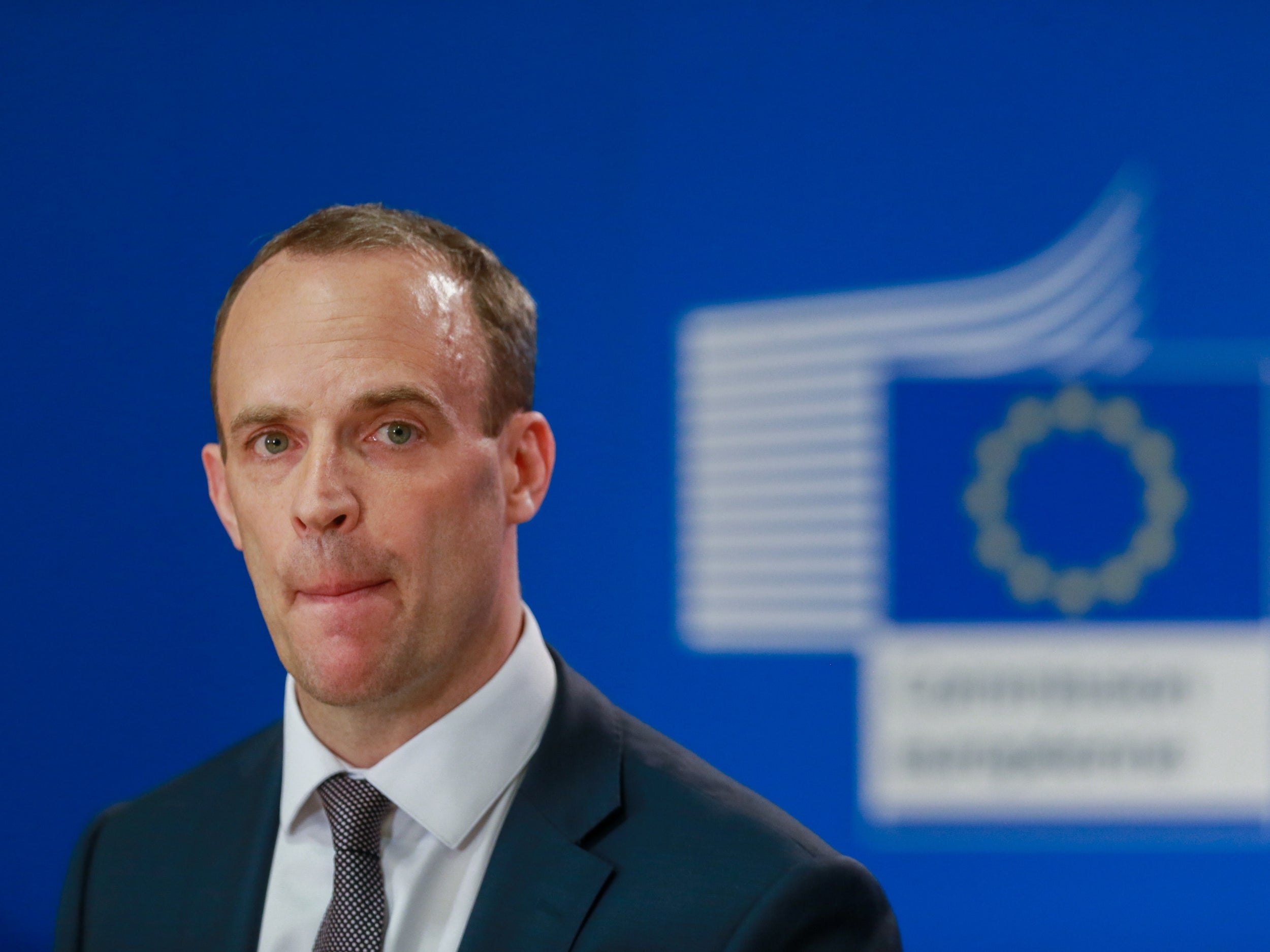 Dominic Raab warned the EU over the territory