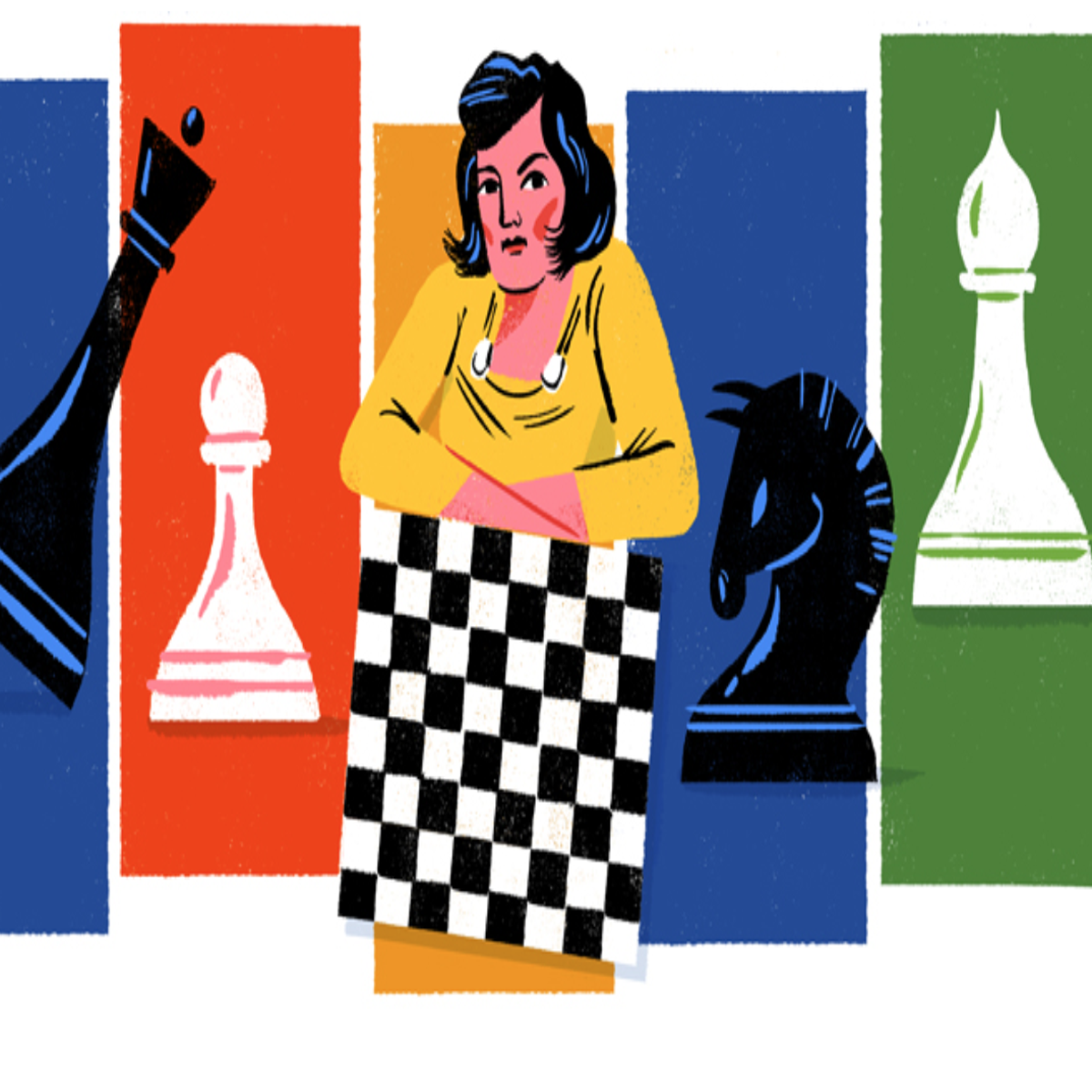 Google Doodle Celebrates Chess Grandmaster Lyudmila Rudenko